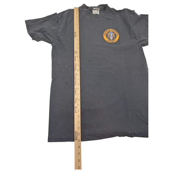 Vintage 90s United States Army T Shirt Size L USA distressed holy faded - Picture 11 of 11